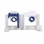 Корпус ручки Qtap Standard QTSTD167W49814 білий пластиковий для інсталяції (QTSTD167W49814)