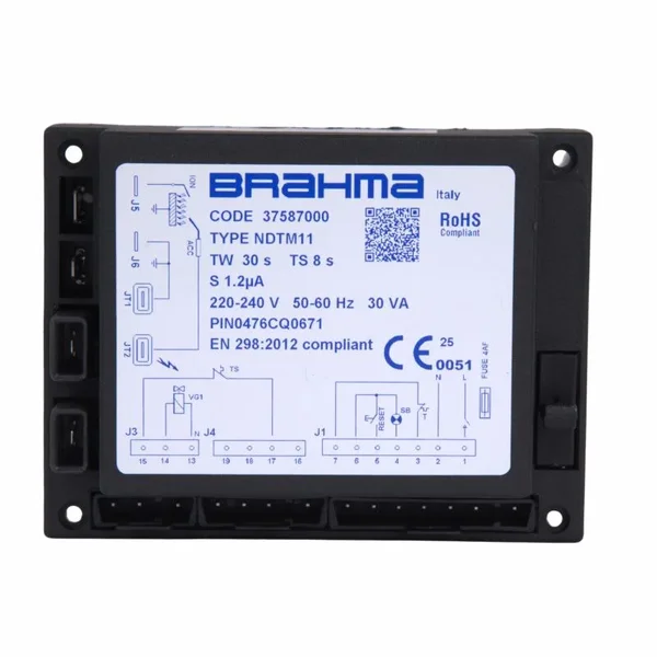 Плата управления Brahma FM 11 пластиковая для газового котла Sime (37010051)