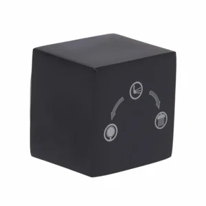 Ручка Qtap Gemini латунная, оружейная сталь, для душевой системы скрытого монтажа на два потребителя (QTGEM257323250062)