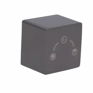Ручка для душевой системы Qtap Gemini латунная gunmetal black PVD на три потребителя (QTGEM258323250065)