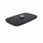 Потолочная лейка Qtap QTGEM34190290BLA50068 Gemini из нержавеющей стали черная матовая для душевой системы (QTGEM34190290BLA50068)