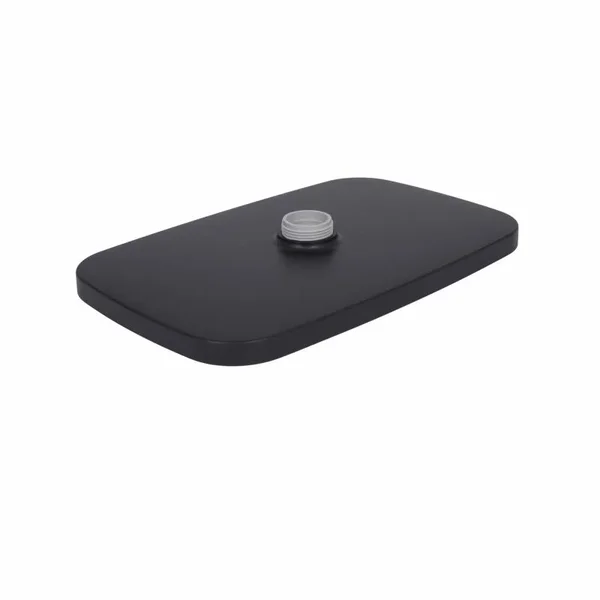 Потолочная лейка Qtap QTGEM34190290BLA50068 Gemini из нержавеющей стали черная матовая для душевой системы (QTGEM34190290BLA50068)