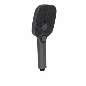 Лейка для ручного душа Qtap Gemini пластиковая, цвет gunmetal black (QTGEM43100260GMB50073)