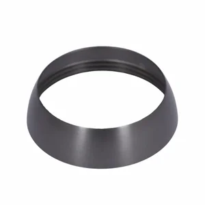 Декоративна накладка Qtap Gemini сталева gunmetal black PVD для затискної гайки картриджа змішувача (QTGEM98339339GMB50106)