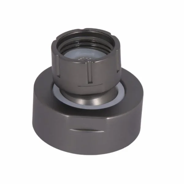 Перехідник Qtap Gemini латунний gunmetal black для стельової лійки (QTGEM43414414GMB50113)