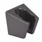 Настенный держатель для гигиенического душа Qtap Gemini пластиковый gunmetal black (QTGEM44445422GMB50116)