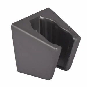 Настенный держатель для гигиенического душа Qtap Gemini пластиковый gunmetal black (QTGEM44445422GMB50116)