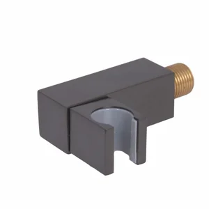 Держатель для ручной лейки Qtap Gemini латунный gunmetal black для скрытого монтажа (QTGEM428639975GMB50121)