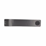 Вилив Qtap Gemini латунний збройова сталь/чорний PVD для раковини прихованого монтажу (QTGEM258393200GMB50128)