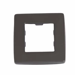 Декоративная накладка Qtap Gemini стальная gunmetal black PVD для душевой системы скрытого монтажа (QTGEM7952757GMB50184)