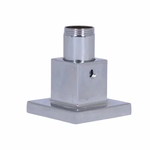 Крепление стойки Qtap QTGEM508414150208 Gemini стальное хромированное для душевой системы (QTGEM508414150208)