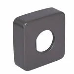 Декоративна накладка на ексцентрик Qtap Gemini сталева gunmetal black PVD для змішувача (QTGEM1189592592GMB50256)