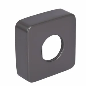 Декоративна накладка на ексцентрик Qtap Gemini сталева gunmetal black PVD для змішувача (QTGEM1189592592GMB50256)