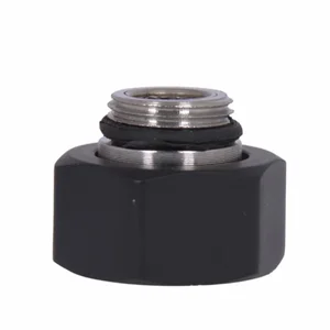 Гайка Qtap Gemini сталева чорна матова у зборі для змішувача (QTGEM1629729750258)