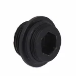 Футорка для підключення стійки Qtap QTGEM16245BLA50259 Gemini латунна чорна матова (QTGEM16245BLA50259)