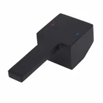 Ручка Qtap Inspai-Varius 259710842859NB латунна чорна матова для набору гігієнічного душу (QTINSVAR35847256BLA50345)