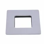 Декоративна накладка для картриджа Qtap Inspai-Varius V00440701 сталева хромована для гігієнічного душу (QTINSVAR69878698CRM50357)