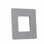 Декоративна накладка для картриджа Qtap Inspai-Varius V00440701 сталева хромована для гігієнічного душу (QTINSVAR69878698CRM50357)