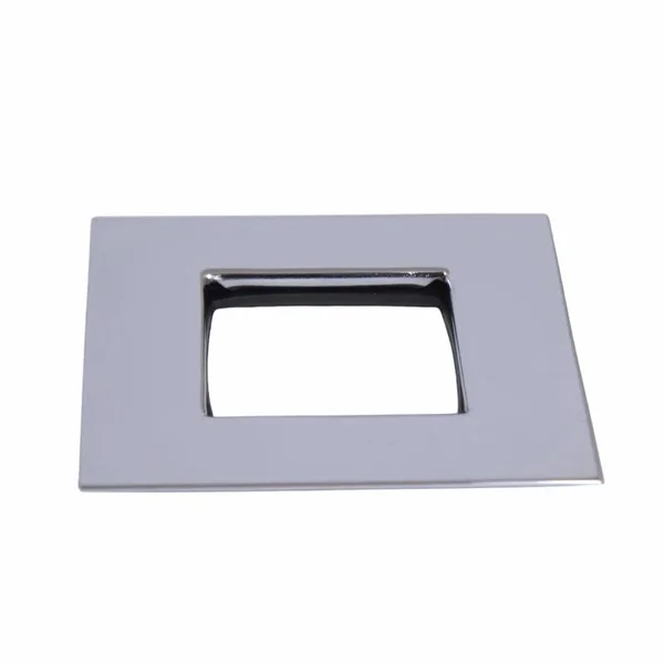 Декоративна накладка Qtap Inspai-Varius V00440201 сталева хромована для набору гігієнічного душу (QTINSVAR69878699CRM50358)