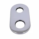Декоративная накладка Qtap Inspai-Varius V00440501 стальная хромированная для картриджа гигиенического душа (QTINSVAR13486669CRM50361)