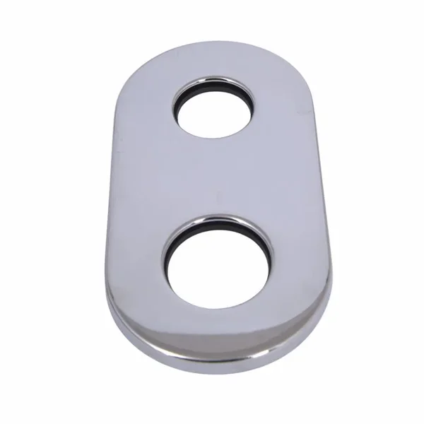 Декоративная накладка Qtap Inspai-Varius V00440501 стальная хромированная для картриджа гигиенического душа (QTINSVAR13486669CRM50361)