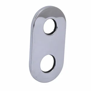 Декоративная накладка Qtap Inspai-Varius V00440501 стальная хромированная для картриджа гигиенического душа (QTINSVAR13486669CRM50361)