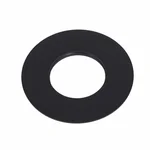 Декоративна накладка Qtap Inspai-Varius сталева матова чорна для картриджа гігієнічного душу (QTINSVAR69863698BLA50361)