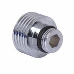 Футорка для шланга гигиенического душа Qtap QTINSVAR215215195CRM50373 Inspai-Varius стальная хромированная (QTINSVAR215215195CRM50373)
