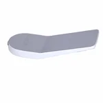 Ручка картриджа Qtap QTPRE421092343CRW50514 Presto металева хром/білий для змішувача (QTPRE421092343CRW50514)