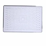 Стельова лійка для душової системи Qtap QTPRE30521040CRW50580 Presto пластикова хром/біла (QTPRE30521040CRW50580)