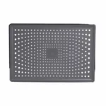 Верхній душ Qtap QTPRE30521040CRM50581 Presto пластиковий хромований прямокутний (QTPRE30521040CRM50581)
