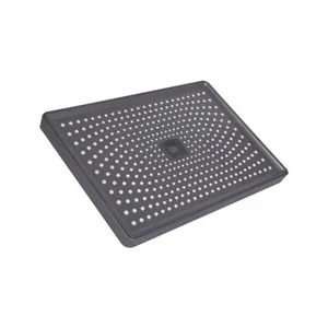 Лейка верхнего душа Qtap QTPRE30521040GRP50582 Presto пластиковая, цвет графит, 305×210 мм (QTPRE30521040GRP50582)