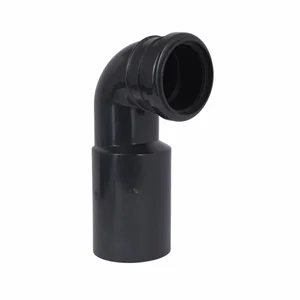 Патрубок зливний Qtap Standard DN90 пластиковий кутовий для інсталяції (QTSTD167BL50800)