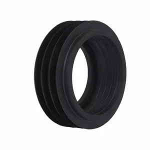 Прокладка патрубка Qtap Standard DN50 сталева для інсталяції, 62×62×26 мм (QTSTD167BL50804)