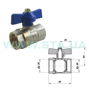Кран кульовий STA    3/4