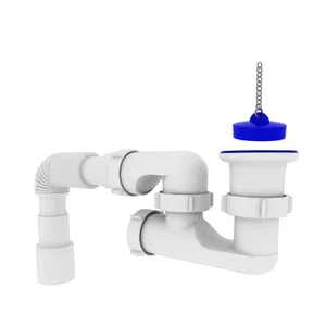 Сифон для ванни Kronoplast П-0555 1 1/2″, з ревізією та гнучкою трубкою Ø40 x 40/50 (SR14000033) Сифон для ванни Kronoplast П-0555 1 1/2″, з ревізією та гнучкою трубкою Ø40 x 40/50 (SR14000033)