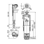 Сифон для раковины ALCA PLAST SA2000S 1/2