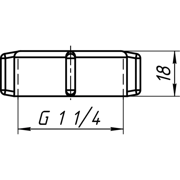 Гайка накидная для сифона ANI PLAST М432 1 1/4 (1013872)
