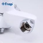 Змішувач для ванни Frap F2234, білий/хром