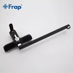 Змішувач для ванни Frap F2242, чорний/хром