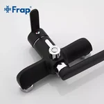 Змішувач для ванни Frap F2242, чорний/хром