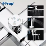 Душева система Frap F2420, поворотний вилив, лійка 1 режим, хром