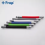 Излив для смесителя Frap F7268 320 мм силиконовый красный гибкий (1033799)