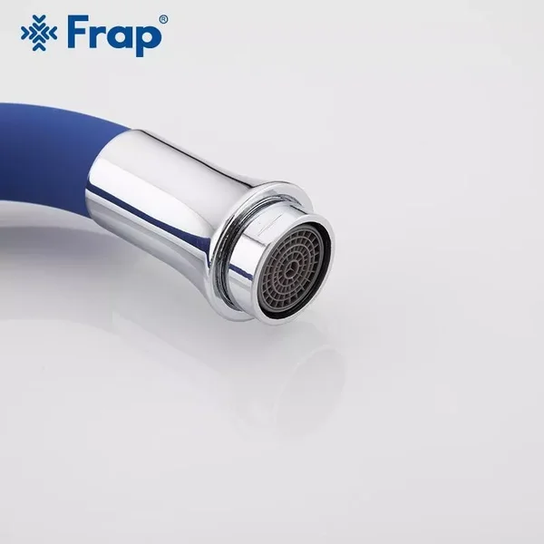 Излив для смесителя Frap F7268 320 мм силиконовый красный гибкий (1033799)