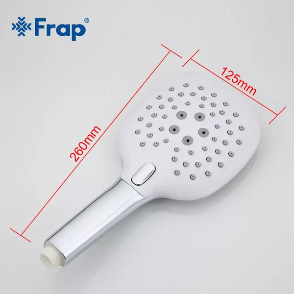 Ручний душ Frap F005, 3-режим, хром