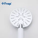 Душова лійка Frap F008, 3-режим, білий/хром