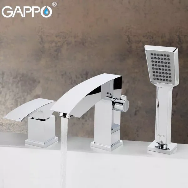 Змішувач для ванни на борт GAPPO G1107, хром