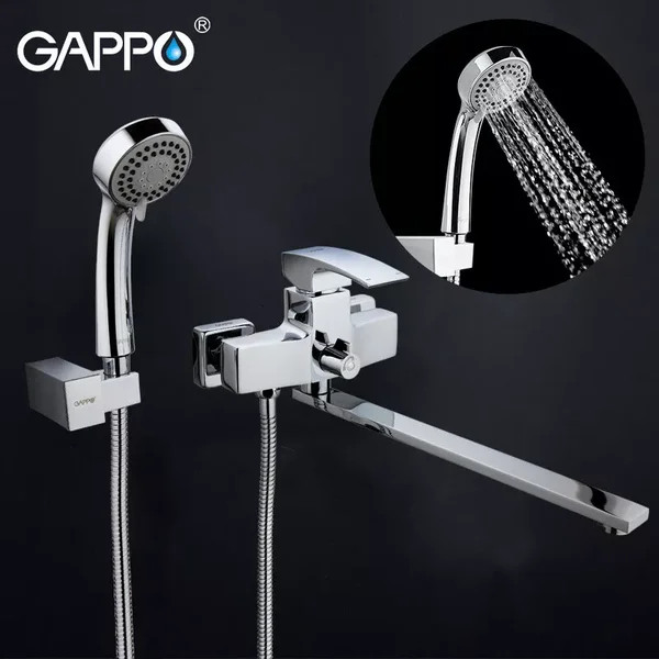 Змішувач для ванни GAPPO G2207, хром