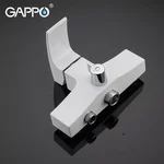 Змішувач для ванни GAPPO G2207-7, білий/хром