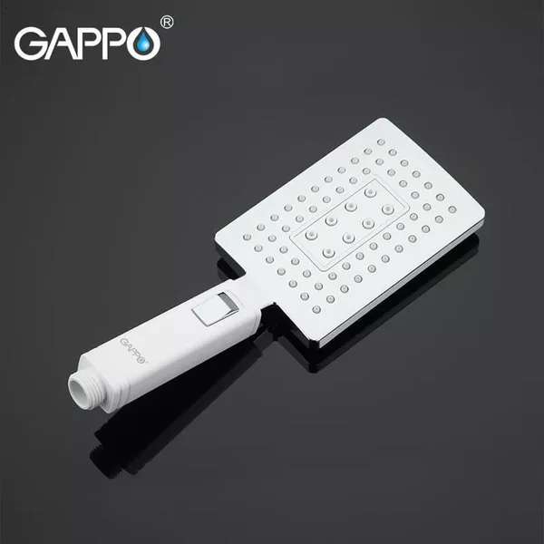 Змішувач для ванни для підлоги GAPPO G3007-8, білий/хром